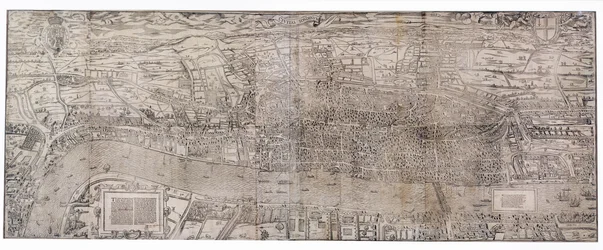 „Civitas Londinum“, Karte von London, 1560
